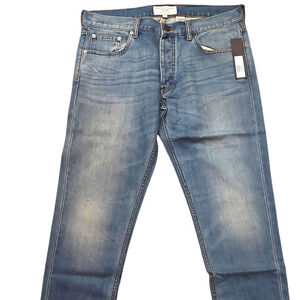 Marc by Marc Jacobs MJ 117 Low Rise Slim Tapered Summer Indigo Jeans 34x36